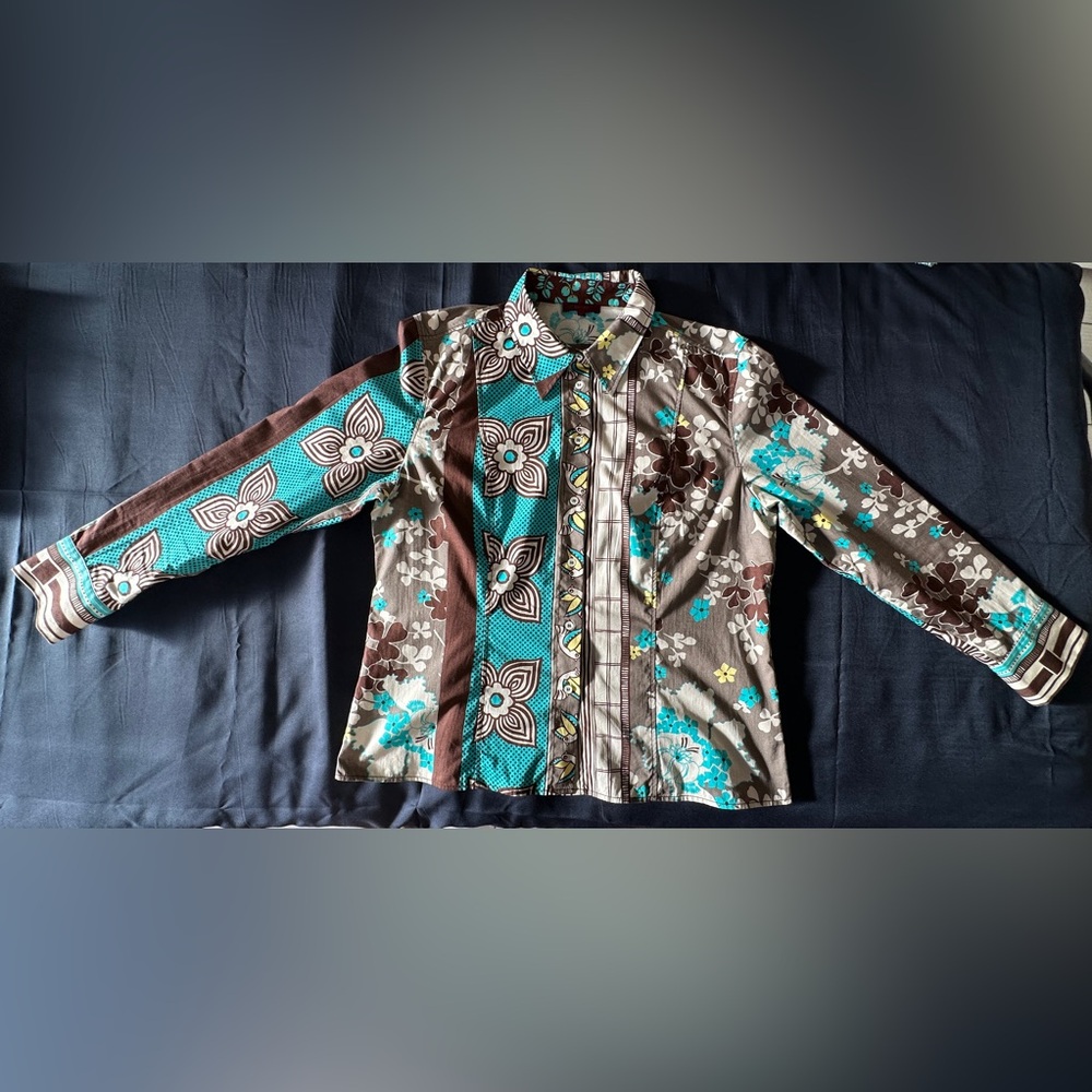 Kenzo Multicolor Floral Men's Shirt